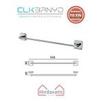 Çelik Banyo Paslanmaz Pirinç Vizyon Uzun Havluluk 50cm Gri