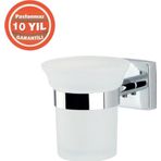 Çelik Banyo Vizyon Diş Fırçalık Paslanmaz Pirinç 10 Yıl Garantili