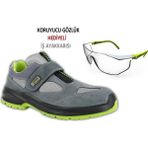 Çelik Buruniş Ayakkabısı ( Çift Taban) Bx-01 (S1) Baymax S-400 Gözlük Hediyeli