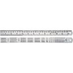 Çelik Cetvel 150 mm 6'' Sr/6 - Ahşap