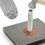 Çelik Deri Ahşap Plastik özelleştirme Için Kaliteli Cr V çelik Metal Damga şekilli Yumruk damgası - Yıldız Tasarımıyla Sağlam Harf Yumruk Seti (yıldız şekli)