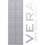 Çelik Dosya Dolabı Metal Dolap Ofis Dolapları Arşiv , Garaj , Bahçe , Kiler , Balkon 80X38X120 - Gri
