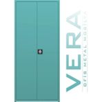 Çelik Dosya Dolabı Metal Dolap Ofis Dolapları Arşiv , Garaj , Bahçe , Kiler , Balkon - Açık Yeşil - 80X38X180