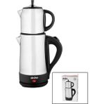 Çelik Elektrikli Çaycı Seti - Çay Makinesi 1.7lt