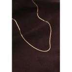 Çelik Gold Renk 60 Cm İnce İtalyan Zincir Kolye 5886