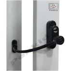 Çelik Halatlı Kablolu Pvc Pencere Emniyet Çocuk Güvenlik Kilidi 5 Adet (Siyah)