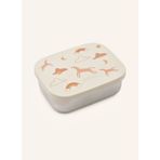 Çelik Lunchbox Silikon Kapaklı Çocuk Beslenme Kabı 900 ml - Bej