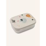 Çelik Lunchbox Silikon Kapaklı Çocuk Beslenme Kabı 900 ml - Gri