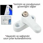Çelik Pvc Kapı Pencere Emniyet Düğmeli Pimapen Kilidi