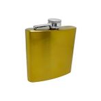 Çelik Sarı 6 oz 180 ml içki Matarası py49sr