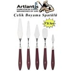 Celik Spatul 5 Li Set Resim Ve Heykel Celik Spatula Esnek Celik Palet Bicagi Pasta Spatulasi 1 Paket