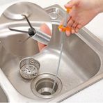 Çelik Tel Yay Lavabo Açıcı Tıkanma Önleyici Tıkanıklık Açma Teli Geder Açma Aparatı