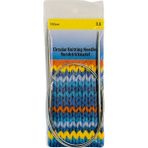 Çelik Telli Misinalı Şiş 100 cm 3,5 mm Örgü Şişi