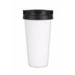 Çelik Termos Bardak 500 ML Mug Termos Kupa Thermos Mug 525 (Beyaz)