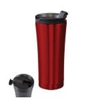 Çelik Termos Bardak 500 ml ( Renk Seçenekli ) (Kırmızı)
