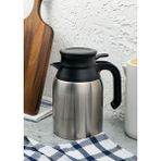 Çelik Termos - Çelik Çay Termosu - 1.5 Litre, 12 Saat - 1,5 lt - Gümüş