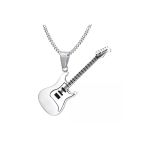 Çelik Titanyum Gitar Kolye Metal Renk