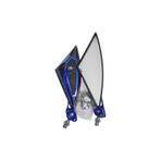 Çelik yarasa üçgen ayna mavi piramit şık ayna - rks motorCG KUBA ÇİTA TK03 MH DRİFT CUB SFC EGe 8-10 mm