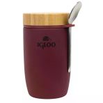 Çelik Yemek Termos - Igloo - Bamboo - 500 Ml - Bordo - 205789