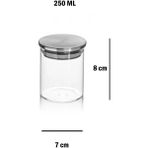 Çelikay Mien Metal Kapaklı Cam Kavanoz Mien 250 ml G6508