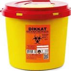 Çelikpençe 10 Adet Enfekte Atık Kutusu 3,5 Lt. + Tıbbi Atık Torbası 2 Adet
