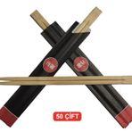 Çelikpençe Bambu Çin Çubuğu Chopsticks 50 Çift