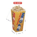 Çelikpençe Küçük Karton Popcorn / Mısır Kutusu 50 Adet