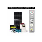 CELİKSHOP GUNES ENERJİLİ TV PAKETİ- CİFT AKÜLÜ ( TV MONİTÖR+ UYDU) DAHİL