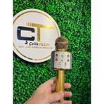 Çeliktech Usb-Aux-Sd Kart Girişli Wireless Bluetooth Karaoke Mikrofon - Gold