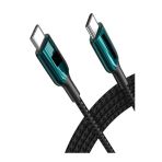 ÇELİKWORK Fc037 30cm Çinko 3a, 60watt Hızlı Şarj/data Kablosu, Usb-c To Type-c 0.3m, Ara Kablo