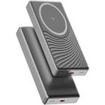 Çelikwork FP14 5.000 mAh 20W Usb-C LED Işıklı Wireless Slim Siyah Powerbank