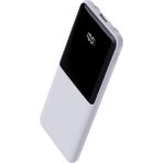 ÇELİKWORK Pw-95 Pd 22.5W Hızlı Şarj LCD Kendiliğinden Type-C Lightning Kablolu 1usb-A Girişli Powerbank - Beyaz