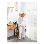 CELITA Oversize Tek Düğme Gömlek & Pantolon Kadın Takım
