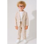 Çelix Kids Erkek Çocuk Linen Classic Pamuklu Takım Elbise
