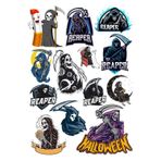 Cellat Ve Hallowen Sticker Set 13 Parça Telefon, Tablet, Defter, Laptop Sticker