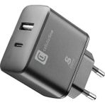 Cellular Line Samsung 25W Dual Port Super Fast Siyah Şarj Adaptörü