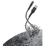 Cellular Line Tetra Force Siyah 1 m Lightning Kablo