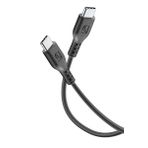 Cellularline 120 CM Usb-c to Usb-c Siyah Data Kablosu Usbdatacusbc-ck