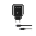 Cellularline 25W USB C'den USB C'ye Süper Hızlı Şarj Kiti
