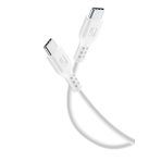 Cellularline 60 CM Usb-c TO Usb-c Data Kablosu Beyaz Usbdata06usbc2cw