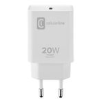 Cellularline iPhone Type-C PD 20W Beyaz Şarj Adaptörü