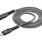 Cellularline Tetra Force Siyah 1 m Lightning Kablo