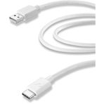 Cellularline Type C Beyaz 2 mt Data Kablosu