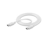 Cellularline Usbdatac2C5A1Mw USB Cable 5A Samsung 45 W Super Fast Charging Özellikli Usb-C Şarj ve 1.2 mt Beyaz Data Kablosu