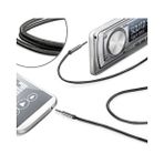 Celly LINEIN35TEXBK 3.5 mm Siyah Örgü Ses Kablosu