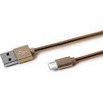 Celly Usbmıcrosnakegd Altın Micro USB Metal Kablo