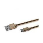 Celly Usbtypecsnakegd Altın Type-C Metal Kablo