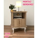 Celta Komodin,mdf,kurulum Gerekmez,montajlı,mdf Komodin,komidin,hazır - Ceviz