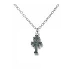 Celtic Cruce Madalyon Haç Figürlü Unisex Metal Kolye – 60 Cm Zincirli Gotik Ve Spiritüel Tasarım