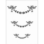 Çeltik Desen Stencil Şablon (25x35) ÇE-007